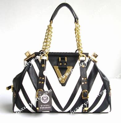 versace signature bag replica|versace knock off.